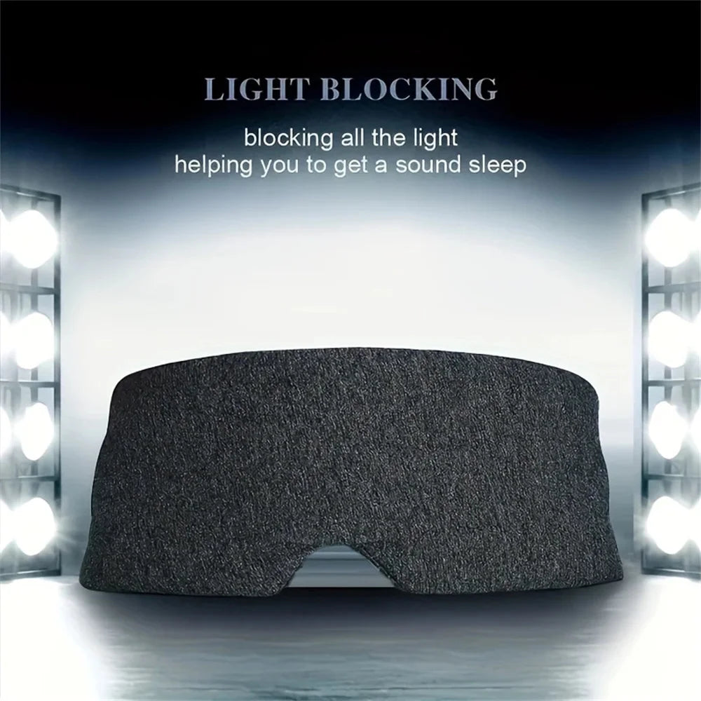 1pcs Sleeping Mask Breathable and Pressure-reducing Soft Portable Travel Mask Lunch Break Eye Cover