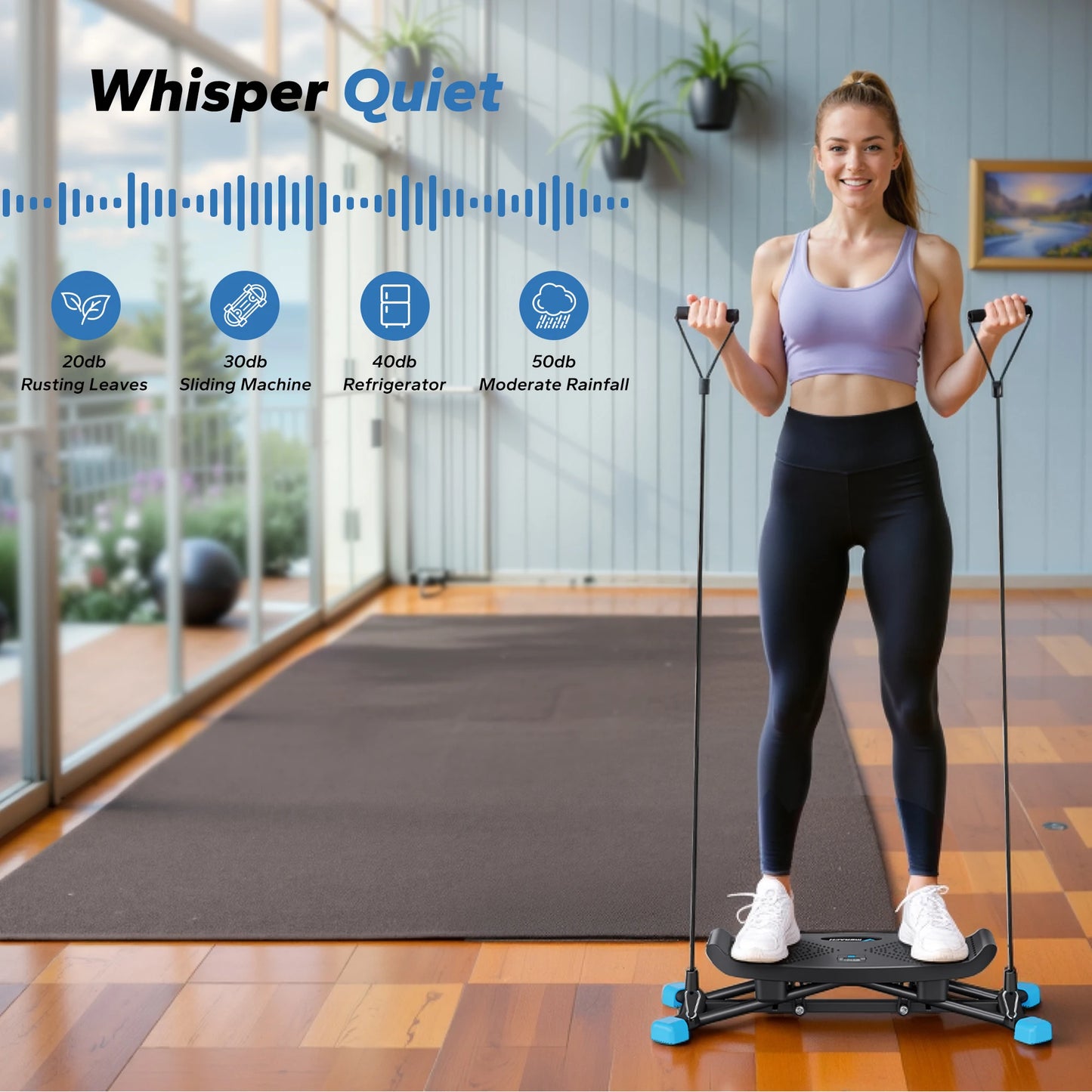 Ski Machine Simulated Ski Training Machine Leg Exercise Fun Cardio Fitness Machine Full Body Aerobic Exercise Equipment
