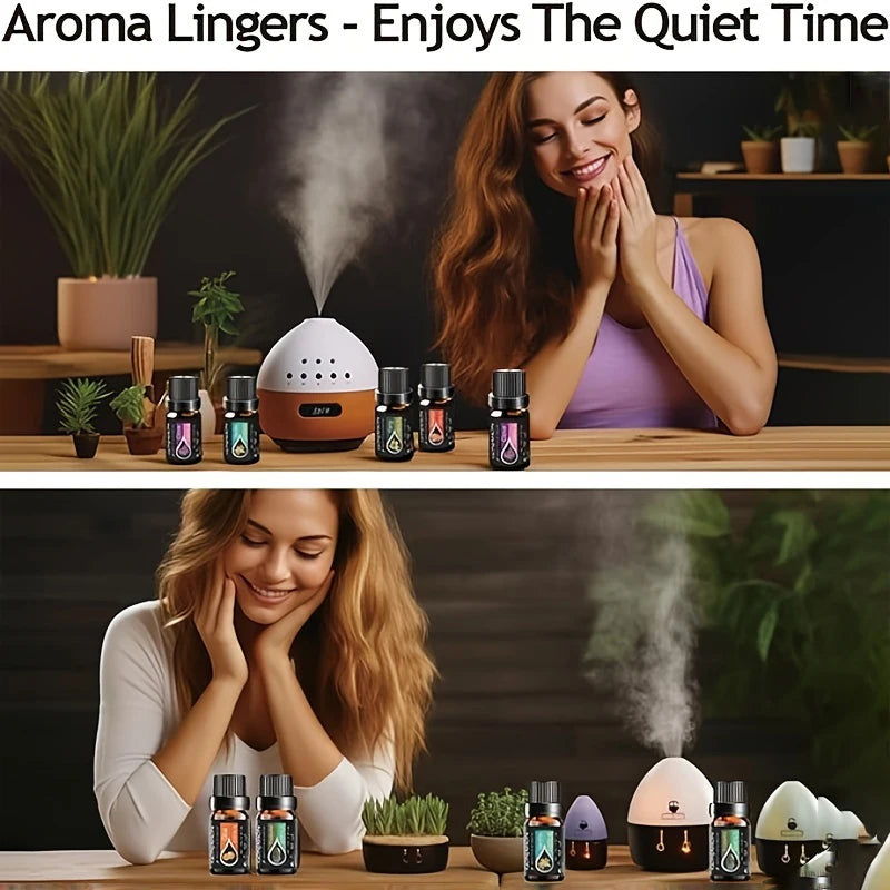 20pcs/set Black Classic Essential Oil Set Lavender Eucalyptus Sweet Orange Lemon Fragrance Oil Spa Body Massage Essential Oils