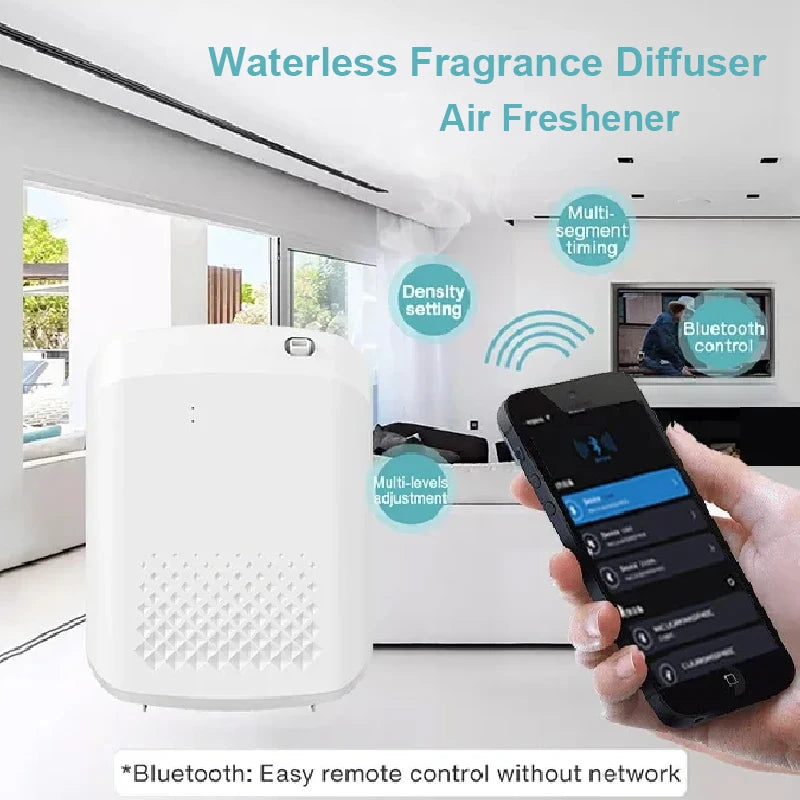Fragrance Diffuser Bluetooth Control Aromatic Oil Diffuser Electric Home Air Freshener Machine Wall Hanging Free Shipping