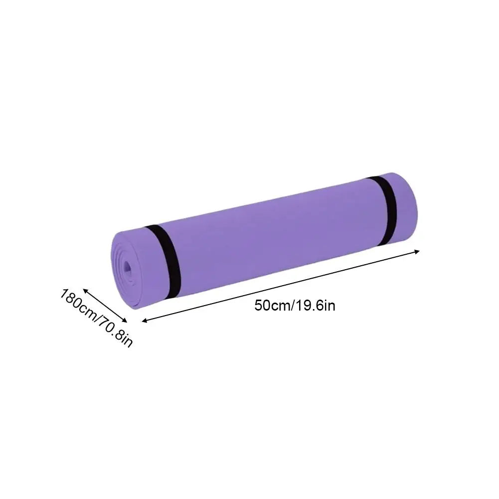 1/2Pcs Thick Yoga Mat Anti-skid Sports Fitness Mat EVA Comfort Foam Yoga Mat For Exercise Yoga And Pilates Gymnastics Mat