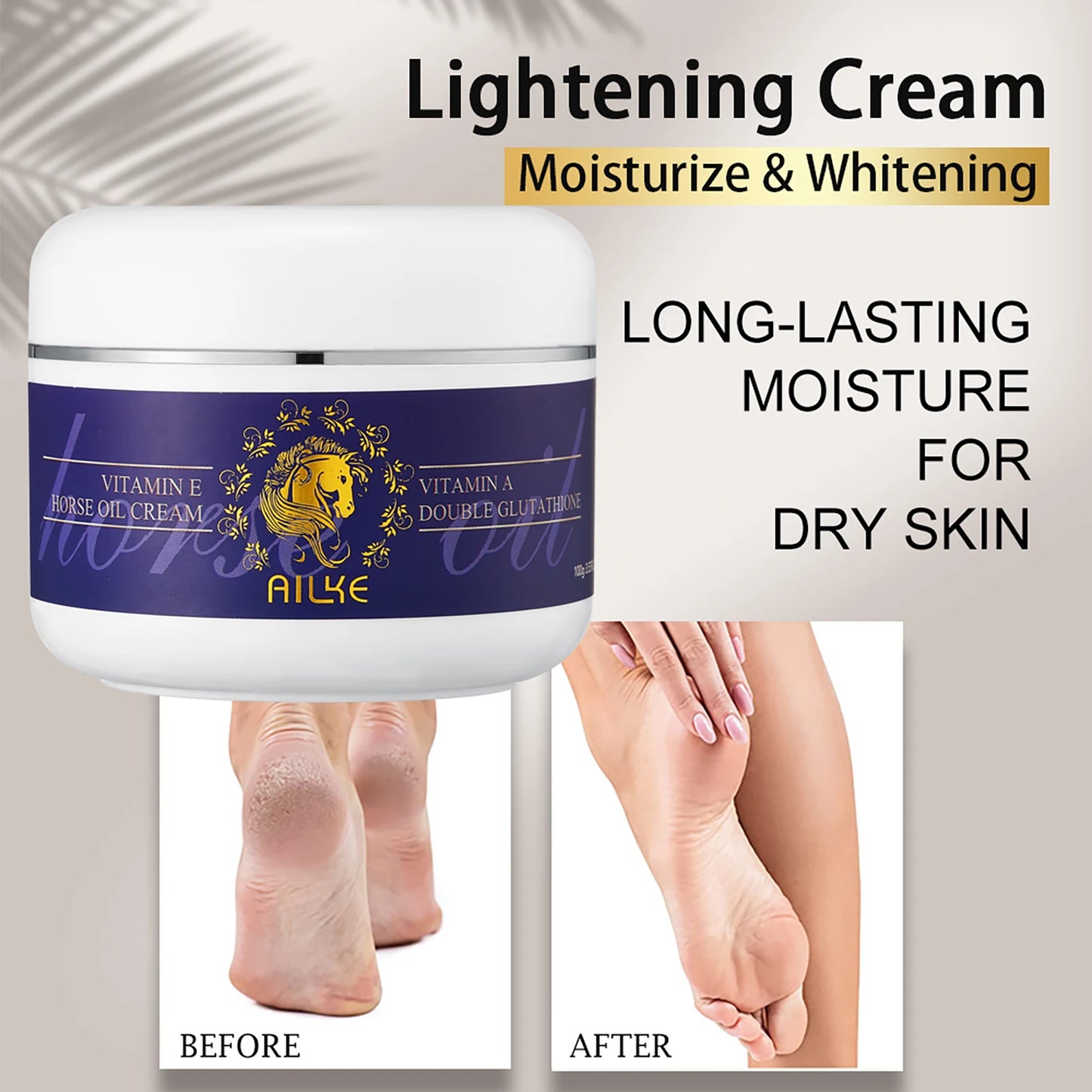 AILKE Whitening Skin Care, With Double Glutathione, Lightening, Moisturizing, Remove Dark Spots, Melanin, Skin Glowing Face Care