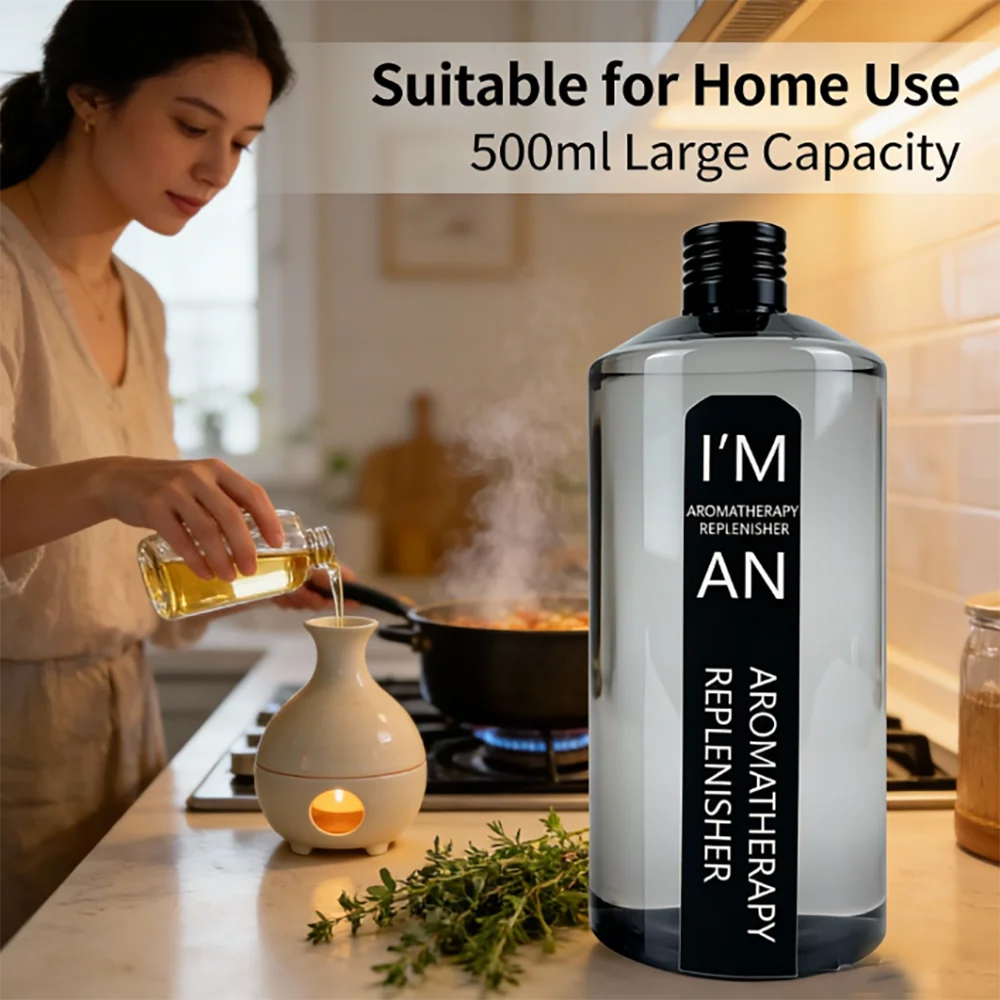 500ML Flameless Aromatherapy Hotel Hilton Lasting Aromatherapy Supplement Essential Oil for Air Home humidifier Aroma MachineNew