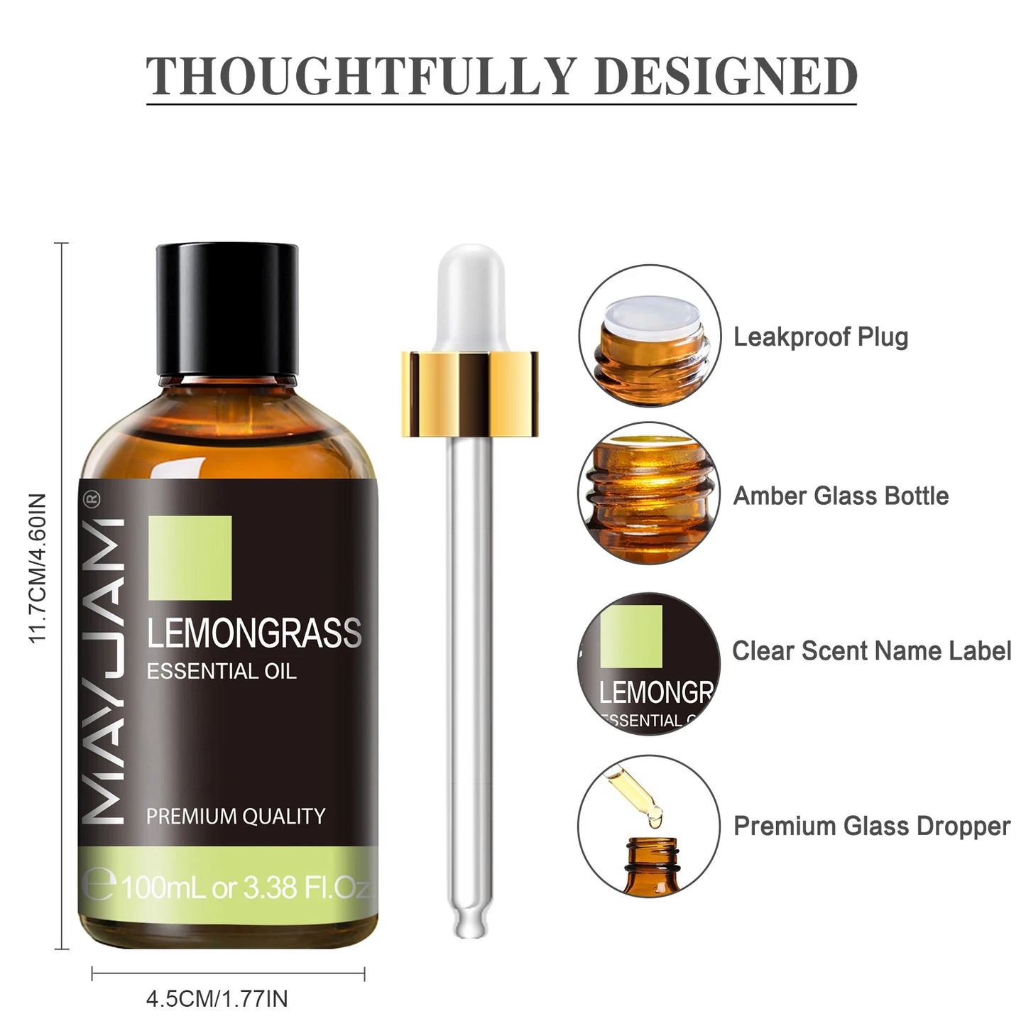 MAYJAM Essential Oil 100ml for Humidifier Diffuser Vanilla Lavender Bergamot Sandalwood Pine Neddles Aroma Oil Free Shipping
