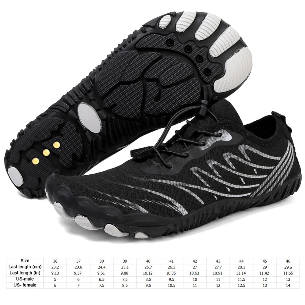 Grounding Shoes with Copper Grounded Footwear Non Slip Breathable Aqua Shoes Flexible Lightweight Barefoot Shoes for Men & Women