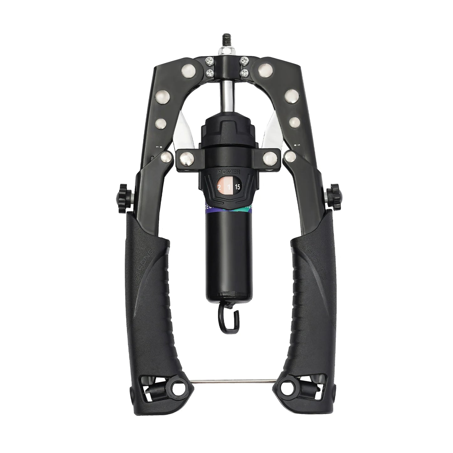 Hydraulic Power Twister Spin Button Arm Blaster Forearm Workout Equipment Adjustable 22-440lbs for Arms, Legs, Biceps, Etc