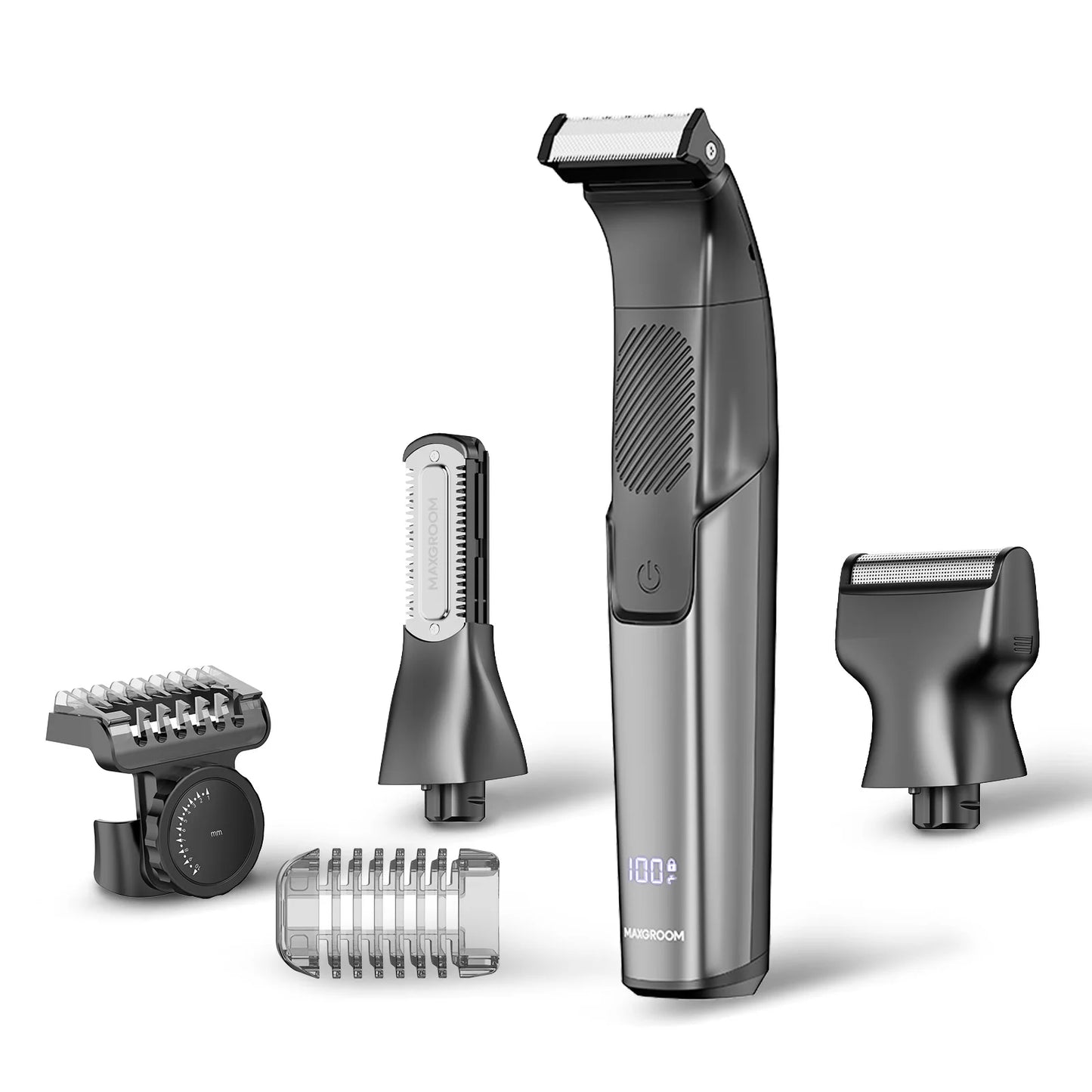 3 in 1 Bidirectional Body Hair Trimmer Electric Shaver IPX6 Waterproof Double-edged Razor Whole Body Hair Trimmer