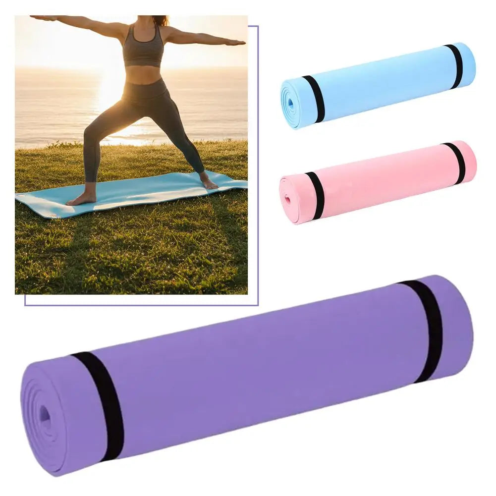 1/2Pcs Thick Yoga Mat Anti-skid Sports Fitness Mat EVA Comfort Foam Yoga Mat For Exercise Yoga And Pilates Gymnastics Mat