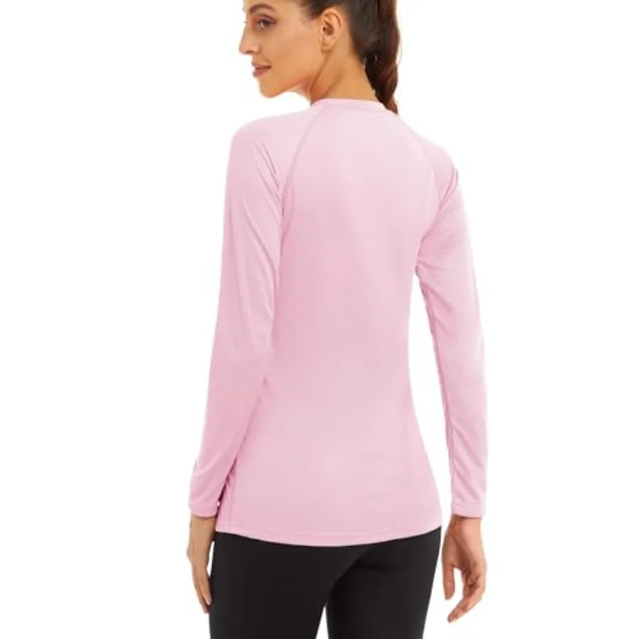 Women's Long Sleeve Shirts UPF 50+ Sun Protection Shirts for Hiking Fishing Workout Rash Guard