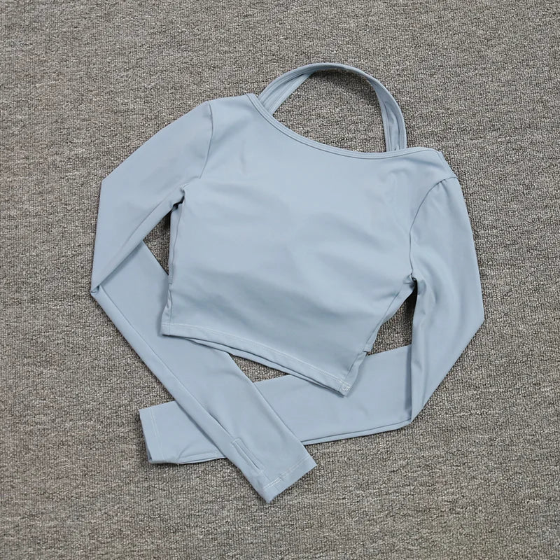 Hanging Neck Yoga Suit Slimming Sports Workout Women Sexy Outdoor Tennis Tops Underwear