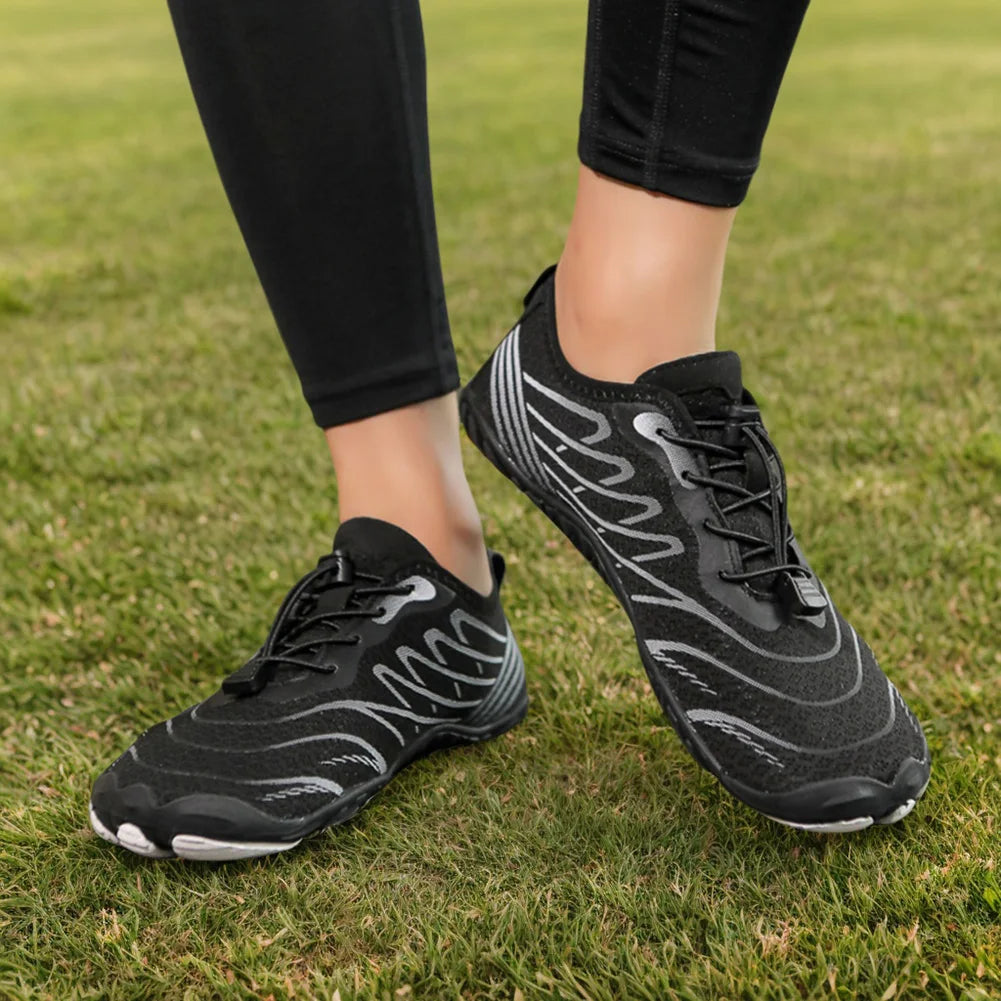 Grounding Shoes with Copper Grounded Footwear Non Slip Breathable Aqua Shoes Flexible Lightweight Barefoot Shoes for Men & Women