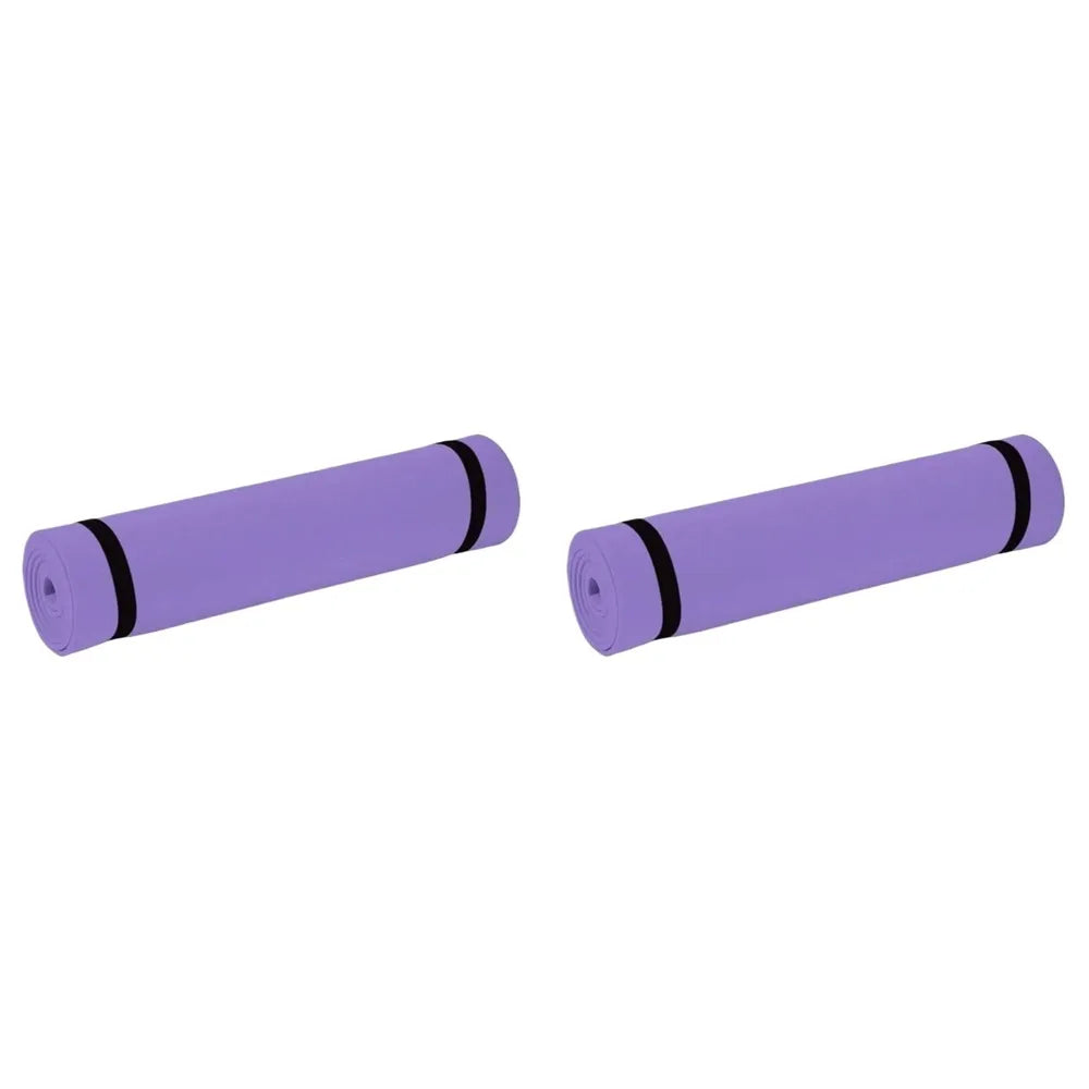 1/2Pcs Thick Yoga Mat Anti-skid Sports Fitness Mat EVA Comfort Foam Yoga Mat For Exercise Yoga And Pilates Gymnastics Mat