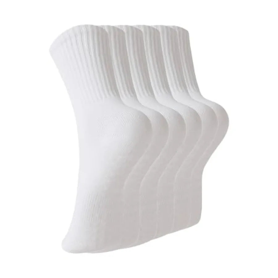 Pilates Socks with Grips for Women, 3 Pairs Womens Grippy Yoga Ballet Barre Hospital Gym Athletic Socks
