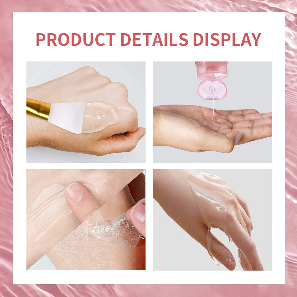 Collagen Overnight Wrapping Peel Off Facial Mask Set Collagen Night Wrapping Mask Deeply Hydrates Night Care Mask Cream