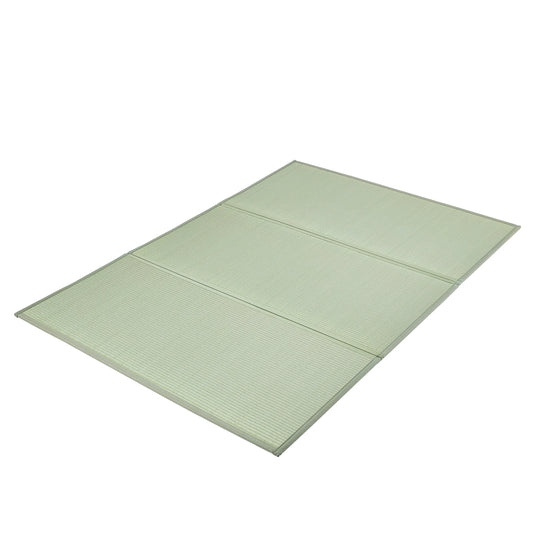 Japanese Tatami Mat Foldable Mattress (Natural Rush Grass) Japanese Floor Mattress with Backing for Sleeping Meditation