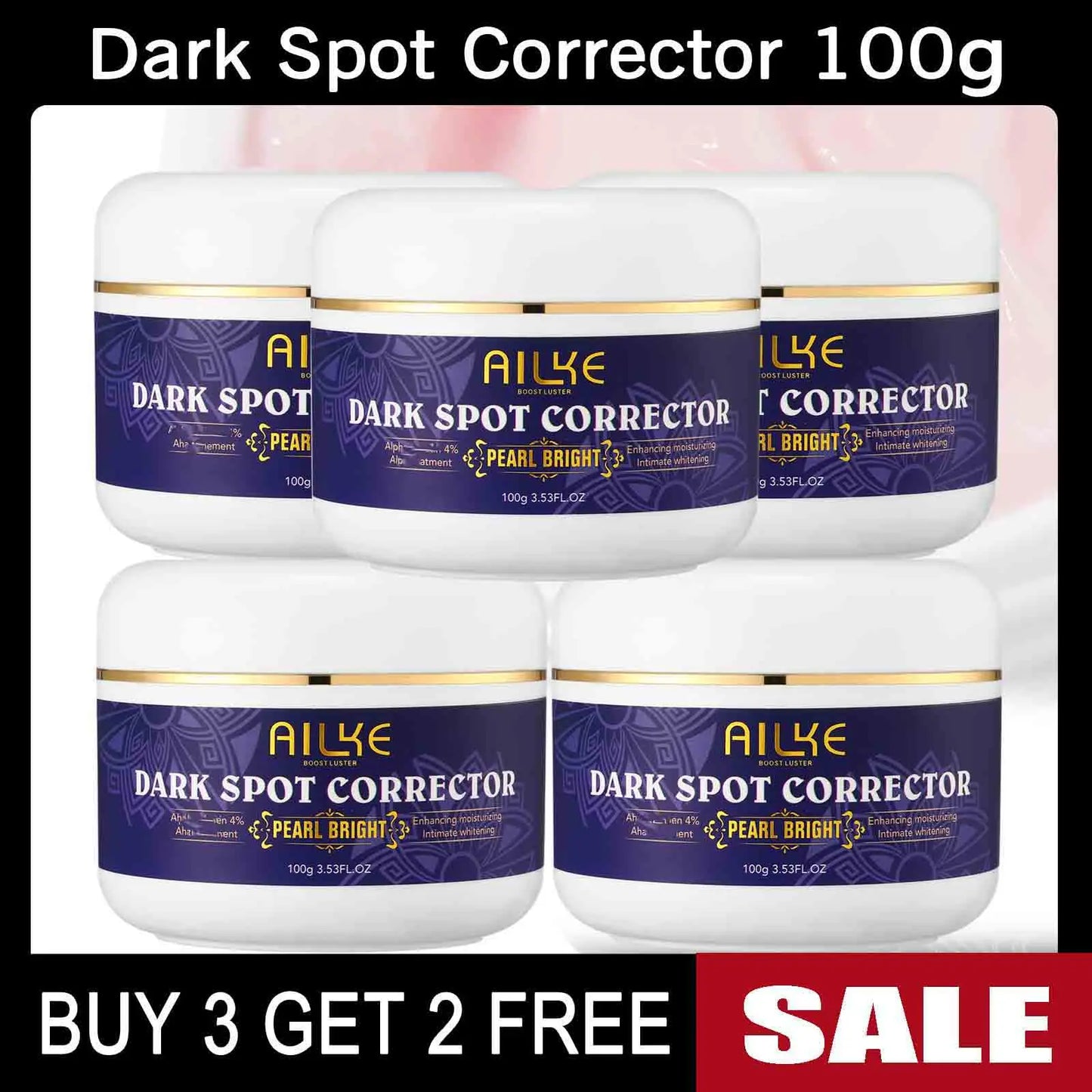 AILKE Whitening Skin Care, With Double Glutathione, Lightening, Moisturizing, Remove Dark Spots, Melanin, Skin Glowing Face Care