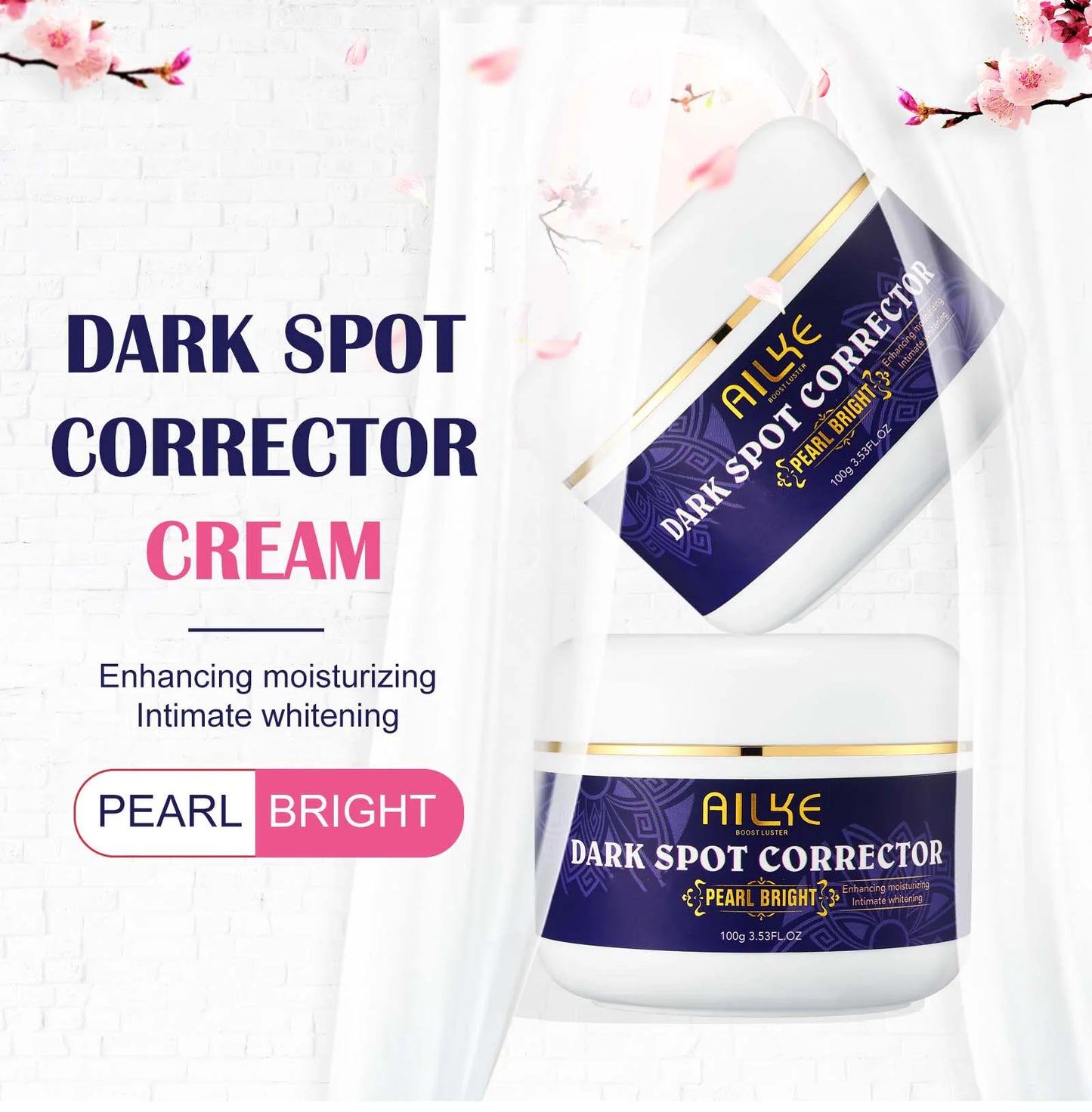 AILKE Whitening Skin Care, With Double Glutathione, Lightening, Moisturizing, Remove Dark Spots, Melanin, Skin Glowing Face Care